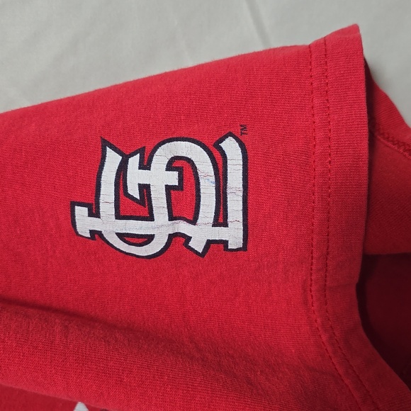 Nike Mens XL Loose Fit Red Cardinals Baseball Tee - Picture 5 of 7